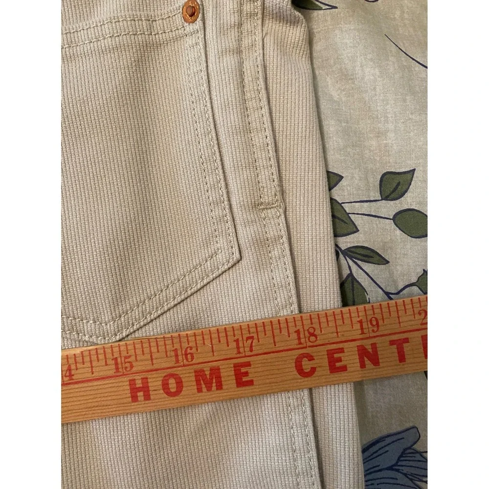 Levis Trucker Jacket Mens XS Beige Bedford Cord Type 1 Cinch Back Pleated Sand - Picture 11 of 11